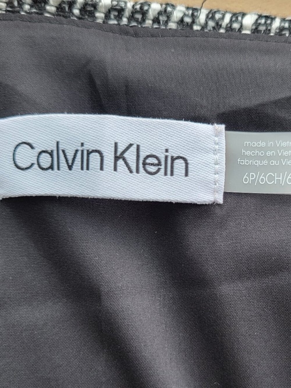 Calvin Klein Tweed Mini Skirt - Picture 4 of 9